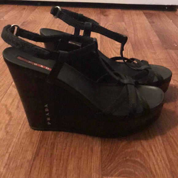 Prada wedges size 36.5 - Picture 4 of 11